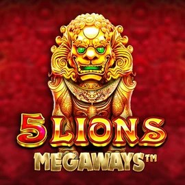 5 Lions Megaways slot visual from Pragmatic Play available on kaleo.eu.com