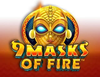 9 Masks of Fire slot logo by Gameburger Studios at Kaleo Casino9 Masks of Fire