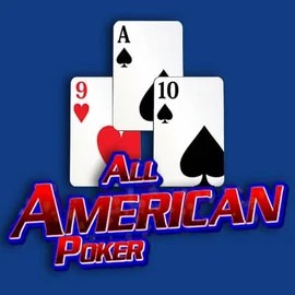 All American Poker online game logo by RTG (Reel Time Gaming) on kaleo.eu.com