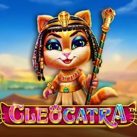Cleocatra online game logo by Pragmatic Play on kaleo.eu.com