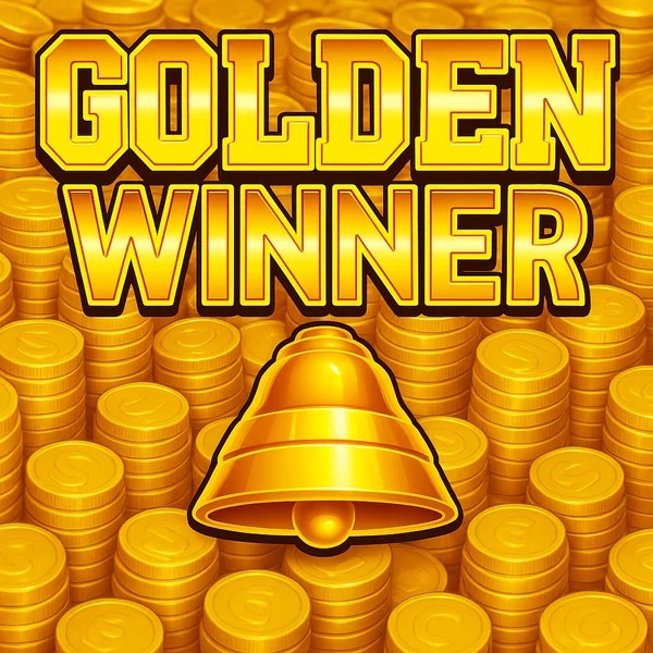 Golden Winner slot logo by Inspired Gaming at Kaleo Casino
