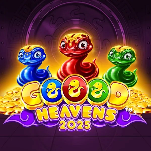 Goood Heavens slot logo by Rarestone Gaming at Kaleo CasinoGoood Heavens