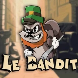 Le Bandit slot logo by Hacksaw Gaming at Kaleo CasinoLe Bandit