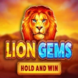 Lion Gems Hold and Win slot logo by Playson at Kaleo CasinoLion Gems Hold and Win