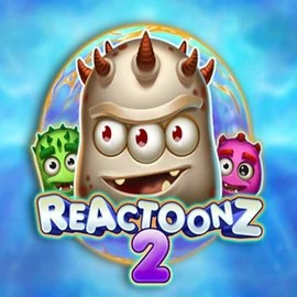 Slots logo of Reactoonz 2 from Play'n GO at Kaleo Casino